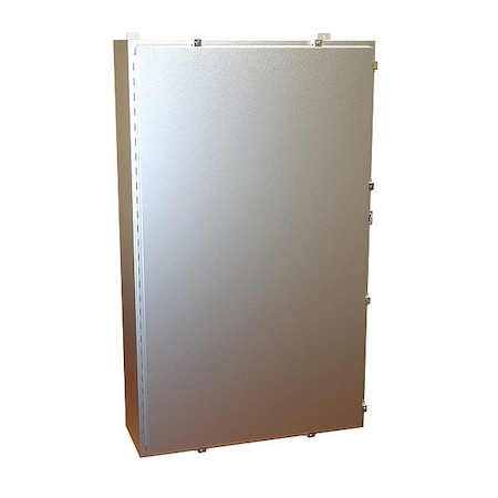 Hammond Clamps Electrical Enclosure, 60 in H, 12 in D, 36 in W, 12, 13, 4, 4X, Aluminum 1418N4ALT12