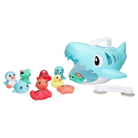 Prontitud Lots to Play Toys - Shark Scoop Bath Toy Storage with Accessories PR3001028