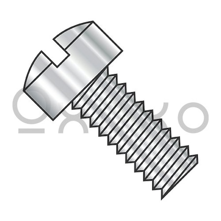 6-32X3/8 Slotted Fillister Machine Screw Fully Threaded 18-8 Stainless Steel, 5000PK