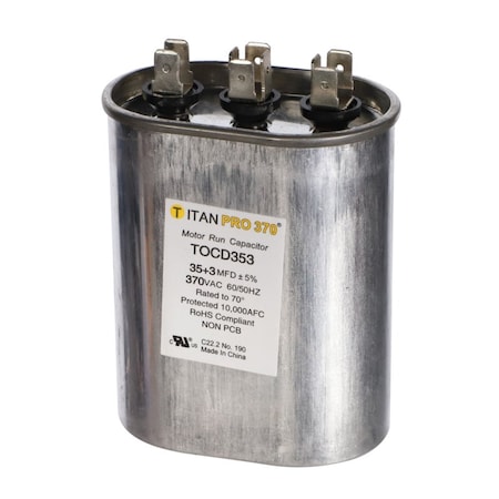 Diversitech 35+3 MFD 370V OVAL TOCD353