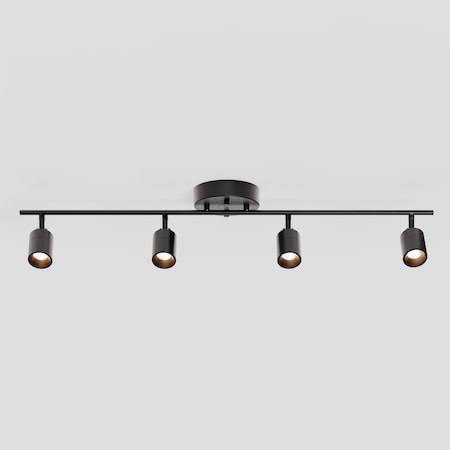 Vidalite Shura Bronze 4-Light Track Light with Rotatable Heads, Integrated LED Bulbs, 3000k, 2240 Lumen CE1059880