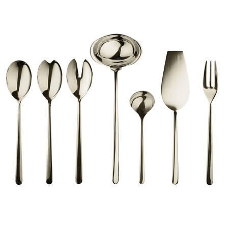 Mepra Linea Serving Set - 7 Pieces - Champagne 10932207