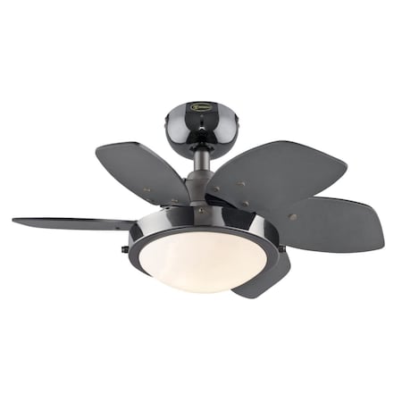 Westinghouse Quince 24 in. Gun Metal Black LED Indoor Ceiling Fan 72246