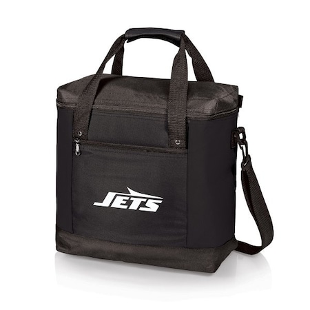 Picnic Time Family Of Brands New York Jets - Montero Cooler Tote Bag, (Black) 604-00-179-224-2