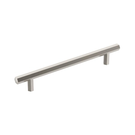Amerock Caliber 6-5/16 in 160 mm Center-to-Center Satin Nickel Cabinet Pull BP36875G10