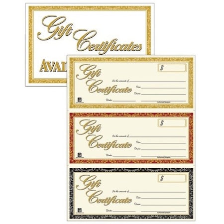 Adams Gift Certificate- Laser- 3-up, 30PK GFTLZ
