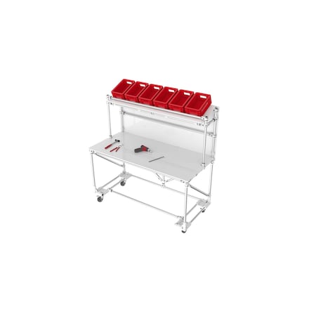 Trilogiq Mobile Workbench With Information Panel And Picking. 21460-01