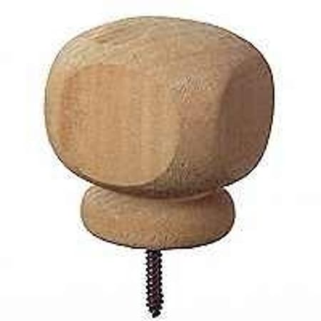 Upf UFP Post Top, 4 in H, Contemporary, Pine, White 106093