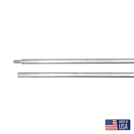 Schaefer Brush Aluminum Rod, 12-24, Male-Female Thd, 2 ft. 13002