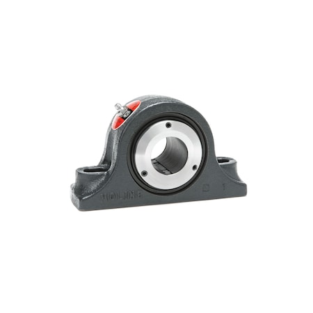 Moline Bearing Pillow Block Bearing, Cast Iron Housing Material, Spherical Roller, Steel Insert Material 19621200