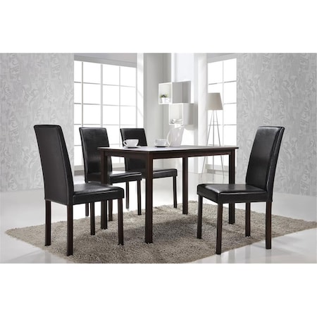 Baxton Studio Andrew Dining Chair Andrew Modern Dining Chair - 36.5 x 17 x 17.75 in. - Pack of 4, 2PK 847321019706