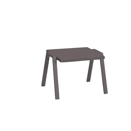 Homeroots 16" Taupe Aluminum End Table 372271