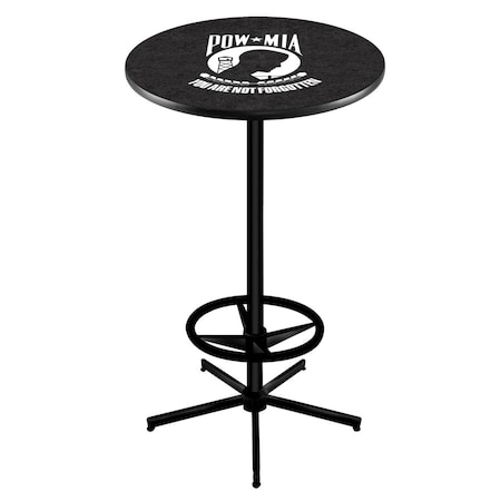 Holland Bar Stool Co 42" Black POW/MIA Pub Table L216B4236POWMIA