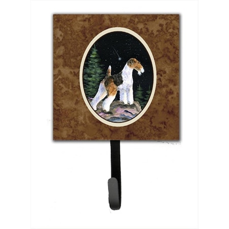 Carolines Treasures Starry Night Fox Terrier Leash Holder Or Key Hook SS8500SH4