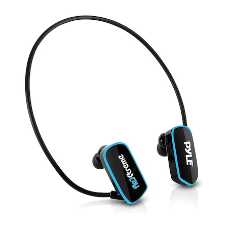 Pyle PyleFlextreme Waterproof Sports Wearable MP3 Headset, 8GB, Comfortable, USB Connection PSWP14BK
