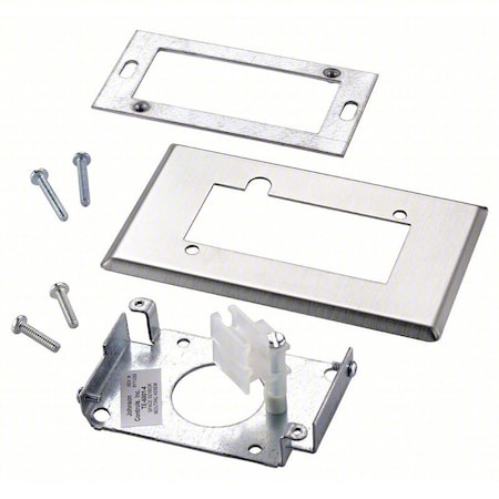 Johnson Controls Temperature Sensor Wall Mount Plate, Gray TE-6001-4