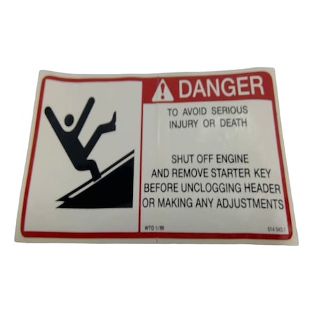 Cnh DECAL, CNH OEM 84400528 84400528