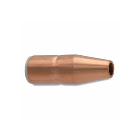 Best Welds MIG Gun Nozzle, 1/2 in Bore, 1/8 in Recess, Tregaskiss Style, Insulated, Copper, 2PK 900-401-4-50