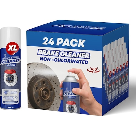 Adhesive Guru AG420 Brake Cleaner 16.9 oz XL Non-Chlorinated Fast-Drying Degreaser Aerosol, 24PK adgr_AG420_Brk_Clnr_24pk