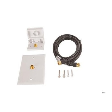 Rv Designer TV HOOK UP KIT - WHITE T201