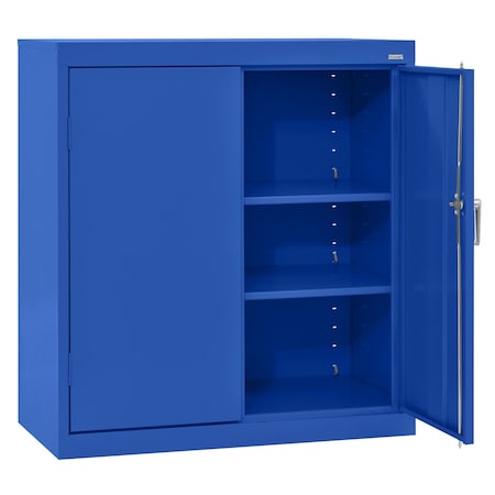 Sandusky Shelf Cabinet, 36 in H, 36 in W, 24 in D, Swing, Three-Point Locking, 2 Shelves CA21362436-06