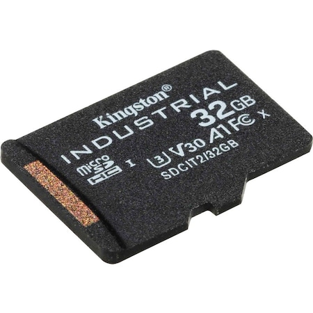 Kingston 32GB microSDHC Industrial C10 A1 pSLC Card Single Pack w/o Adapter SDCIT2/32GBSP