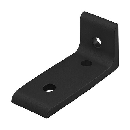 80/20 T-SlotFramingConnecto, Alum, Blk, 45mm, 90mm 45-4376-BLACK