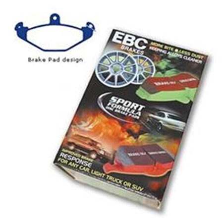 Ebc Brakes DP3885C Redstuff 3000 Series Ceramic Brake Pads E35-DP3885C