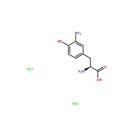 Ak Scientific (S)-2-Amino-3-(3-amino-4-hydroxyphenyl)propanoic acid dihydrochloride (1g), CAS 23279-22-3 1535AB-1g