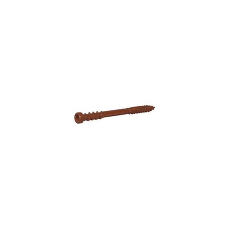 Deck Plus Composite Deck Screws No. 10 X 2-1/2" L Star Flat Head 1 lb Red 48457