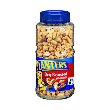 Midwest Distribution Dry Roasted Peanuts, 16 oz. 422470