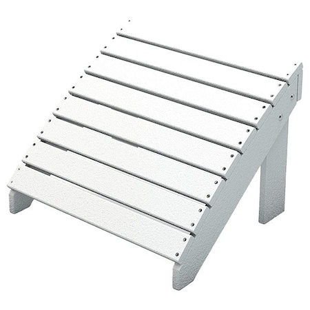 Ultrasite Adirondack Ottoman, 15 3/8 in H, White PB ADTRAOTWHI