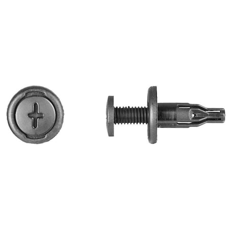 Disco Automotive Hardware 8mm Hole Size 18mm Flange 21mm Stem, 75PK 1973MT