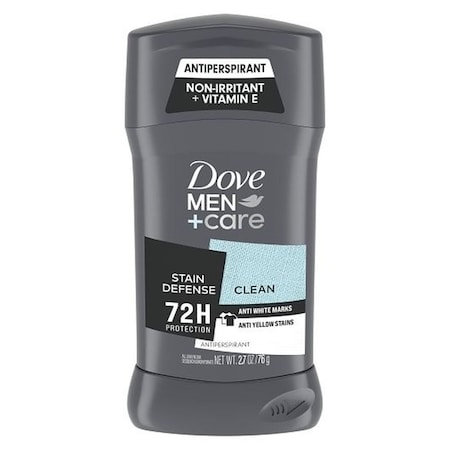 Dove Men Plus Care Stain Defense Clean Invisible Solid Deodorant Stick, 2.6 Ounce, 12PK 59303