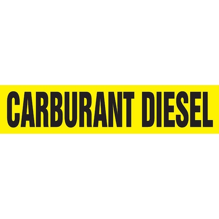Accuform FRENCH PIPE MARKER CARBURANT DIESEL CRPK258STC