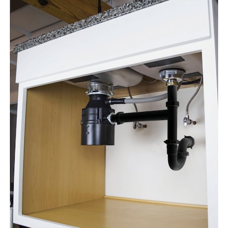 Keeney Mfg 1-1/2'' Black Polypropylene Telescopic Disposer Drain Kit 335BK