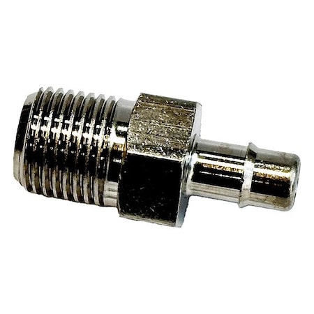 Mem-Co Straight, Brass, MNPT 1/8", Tube 1/2" 1/8B10-NP