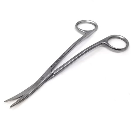A2Z Scilab Double Angled Metzenbaum Lab Scissors 6.25 Inches, Stainless Steel A2Z-ZR-128-DC