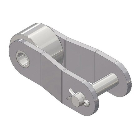 Senqcia Hi-Max Conveyor Series Double Pitch Cottd Off Link, C2062H chain, 1.5P, 1.37 OAW, .234 Pin C2062HMOL