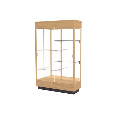 Ghent Floor Case 48x70x18, Natl Maple 893M-MB-H