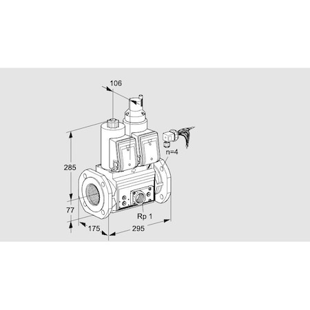 Honeywell Kromschroder Solenoid Gas Safety Valve - VCS665F05NL, 500 mbar, IP65, EN161/FM/CSA KS88203257