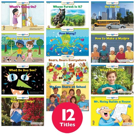 Creative Teaching Press Learn to Read Variety Pack 5, Level C-D, 12 Titles 18032