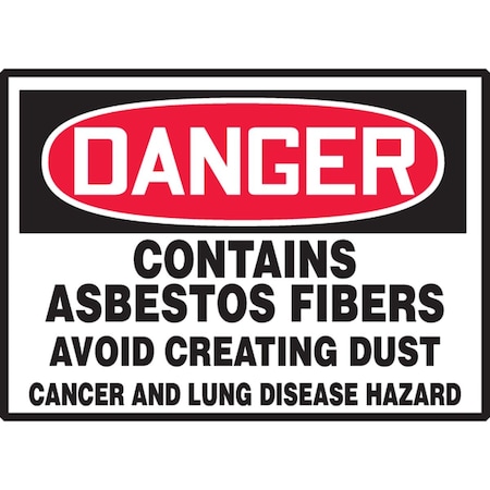 Accuform OSHA DANGER SAFETY LABEL CONTAINS LCAW015XVE