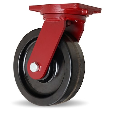 Hamilton Extra Heavy Duty Swivel Caster, 10" x 3" Phenolic Wheel, 1" Straight Roller Bearing S-EHD-13PH
