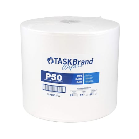 Hospeco TaskBrand P50 Hydrospun Jumbo Roll N-P050JPW