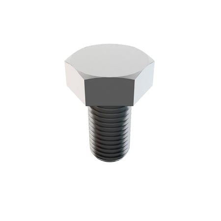 Zoro Select Not Graded, M8 Hex Head Cap Screw, Plain Stainless Steel, 15 mm L, 50 PK 1-MHF-8-15