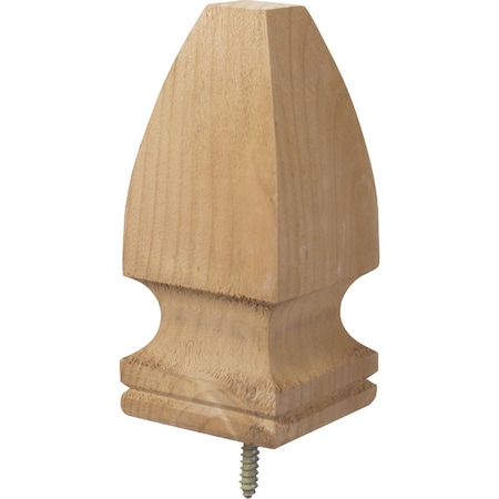 Prowood 3-1/8'' x 6-3/4'' Treated Wood Gothic Post Cap 106515