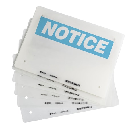 Brady Laminating Pouches, 11 in. H x 8 in. W, 10PK 23362