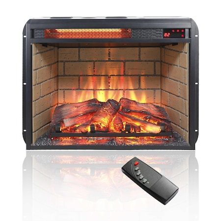 Edendirect 23 in. Ventless Electric Fireplace Insert with Timer ZR-W1769121294