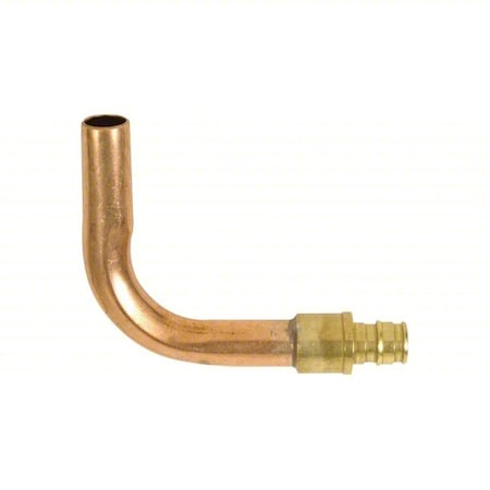 Uponor Elbow, Brass, Barbed 1/2 in, 1/2 in LF2885050